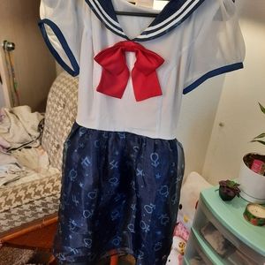Girls sailor moon costume dress size medium
